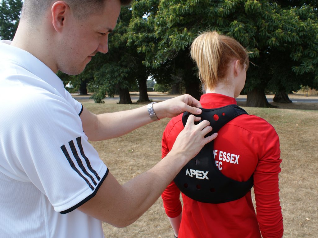 Students take part in a video analysis session